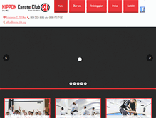 Tablet Screenshot of karate-club.org